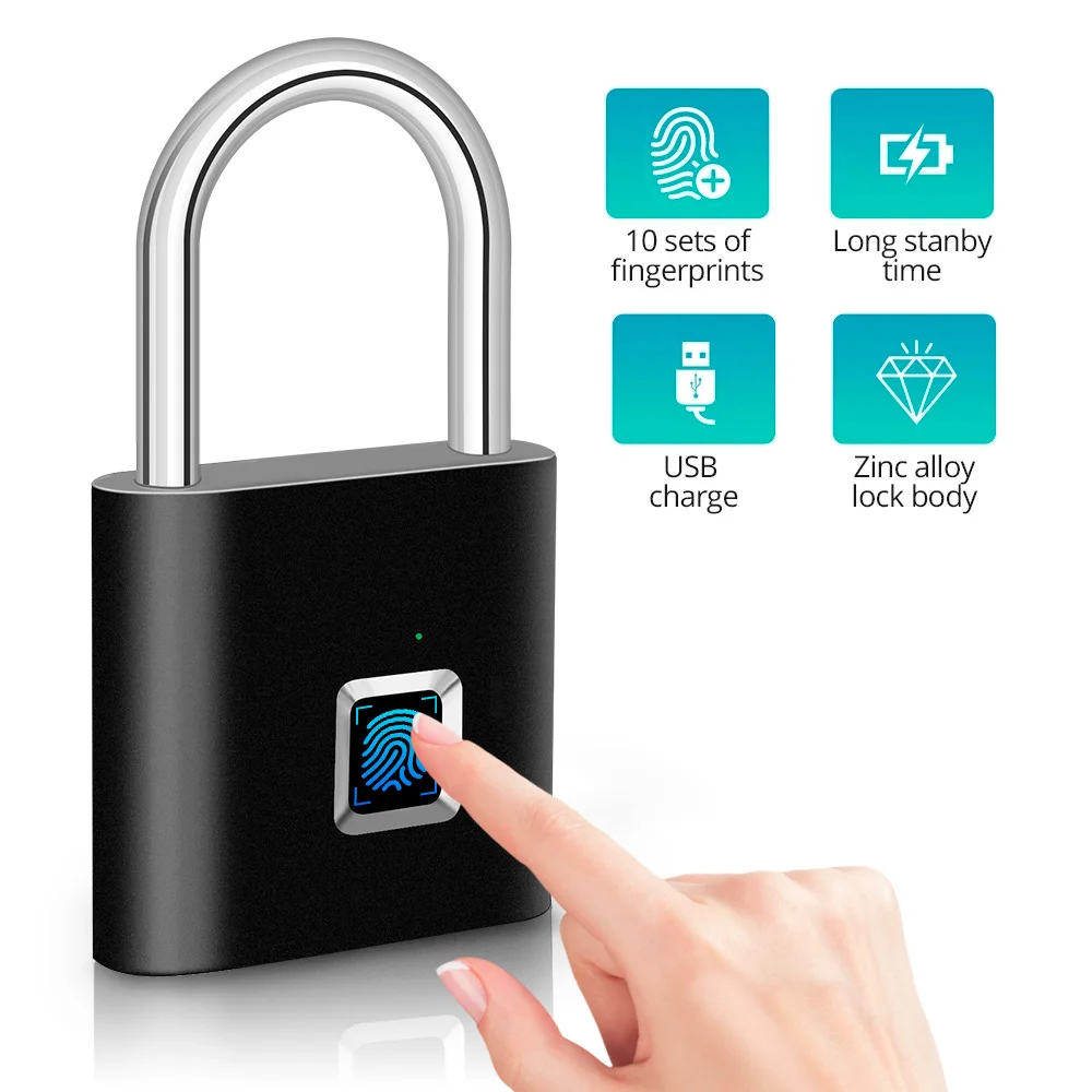 KERUI Smart Fingerprint Padlock Review detailed review photo 1